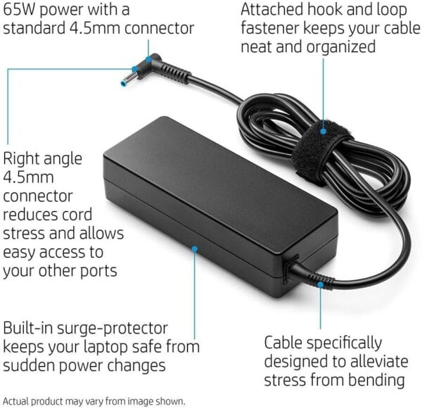 Hp Original Blue Pin Laptop Charger 45w - Image 2