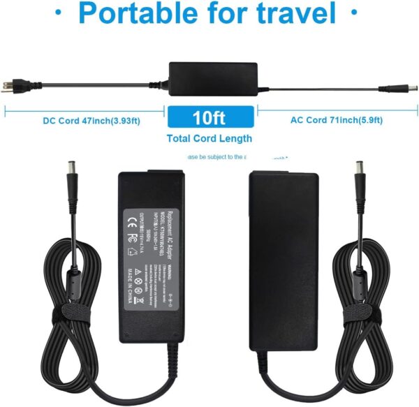 Hp charger 65w round pin - Image 4