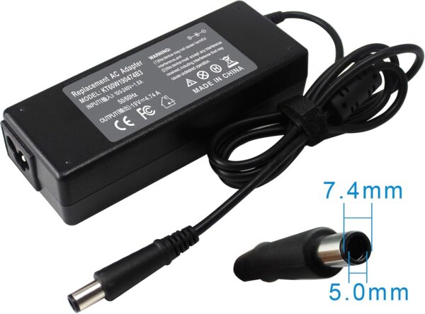 Hp charger 65w round pin